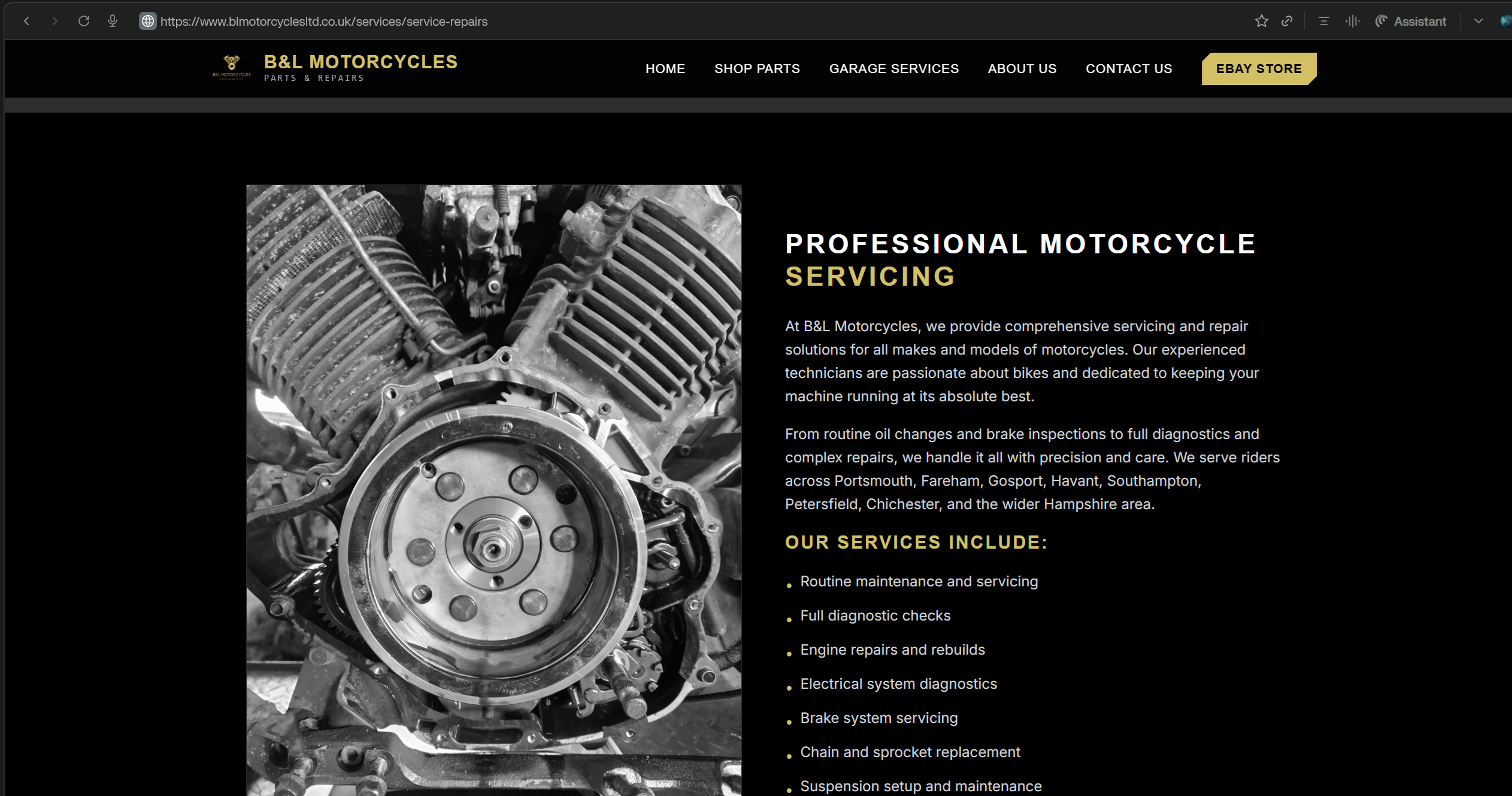 BL Motorcycles screenshot 3