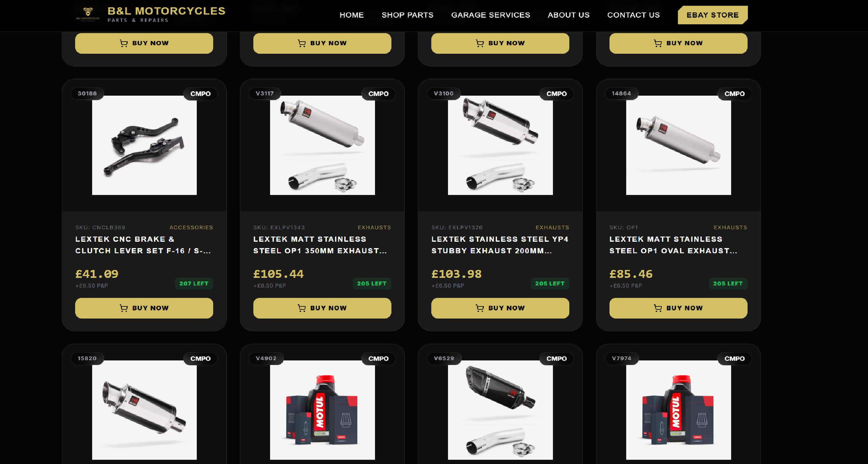 BL Motorcycles screenshot 2